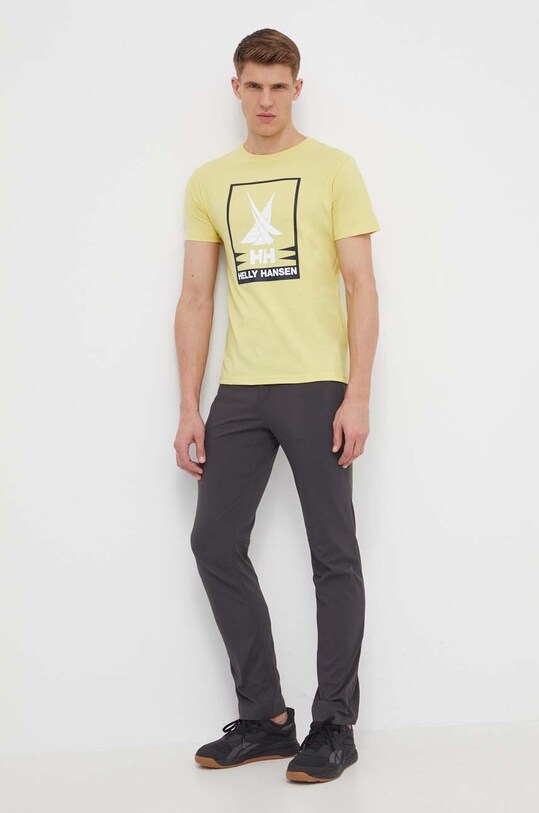 Helly Hansen spodnie outdoorowe Holmen 62897 szary SS24