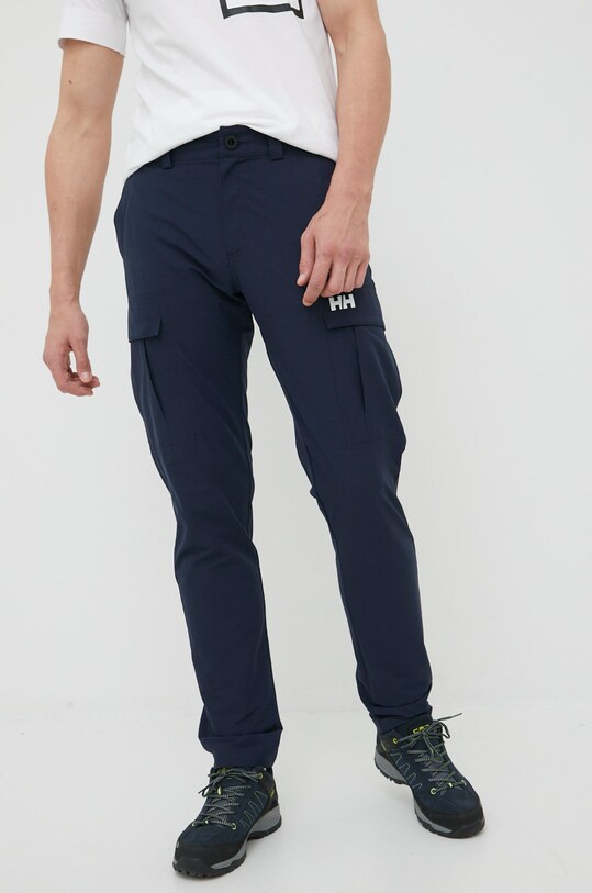 Helly Hansen szabadidős nadrág HH QD CARGO sima sötétkék 33996