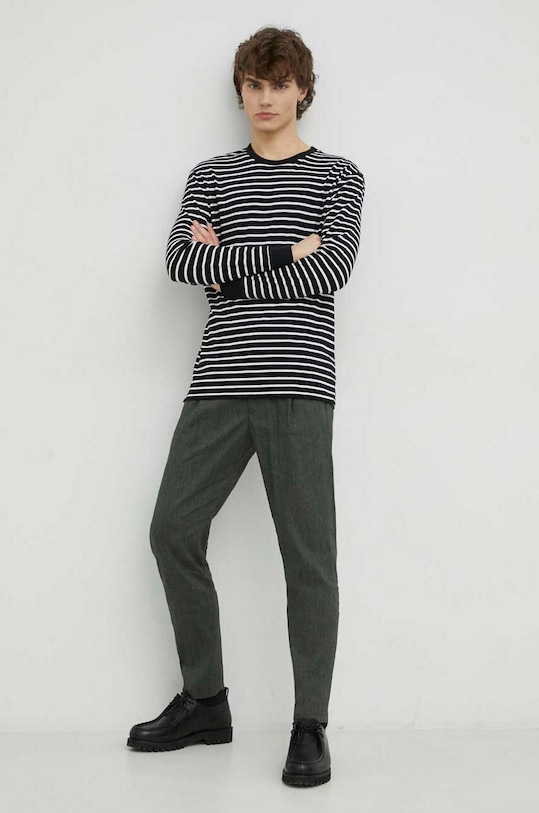 Drykorn pantaloni din in potrivit verde 40393.126014.2100