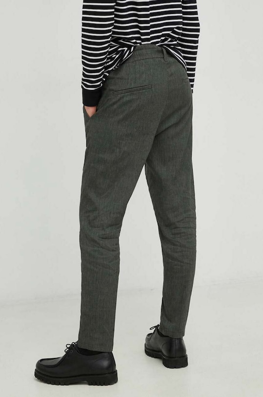 Îmbrăcăminte Drykorn pantaloni din in 40393.126014.2100 verde