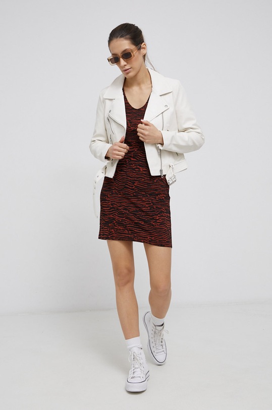 Šaty JDY 15247385.BrandyBrow burgundské SS22