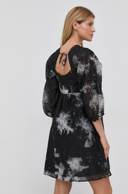 Îmbrăcăminte Samsoe Samsoe Rochie din amestec de mătase F21400040 negru
