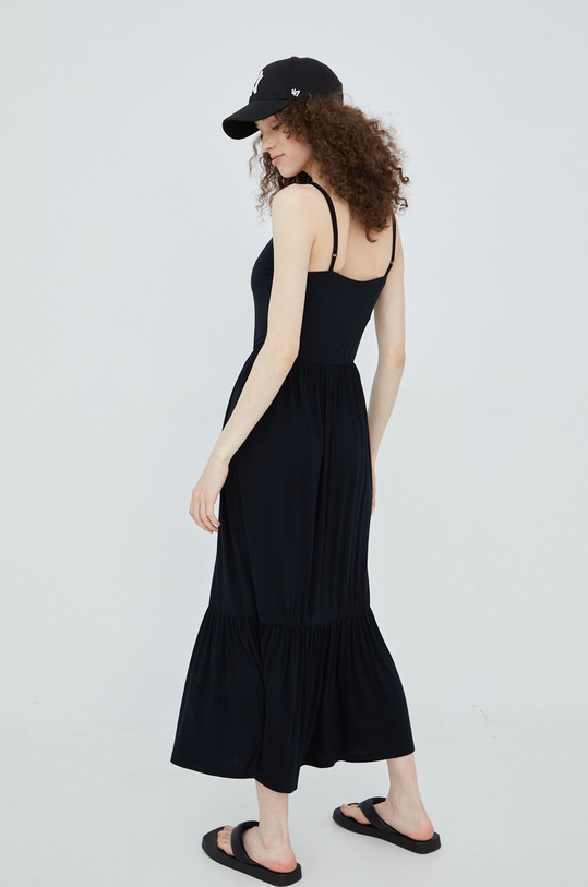 Odzież Pieces sukienka 17120460.Black czarny
