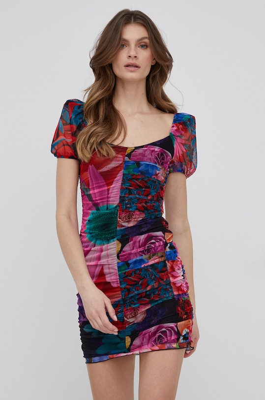 Φόρεμα Desigual casual πολύχρωμο 22SWVK45
