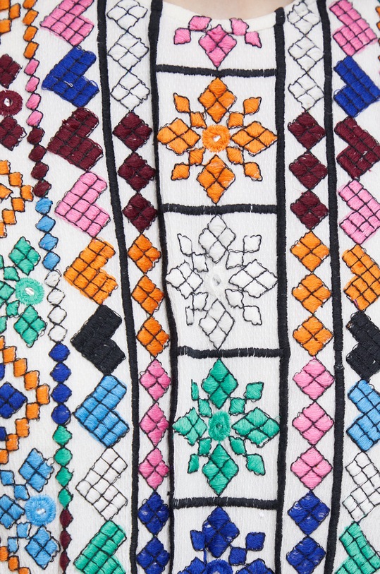 Desigual sukienka 22SWVW10 biały