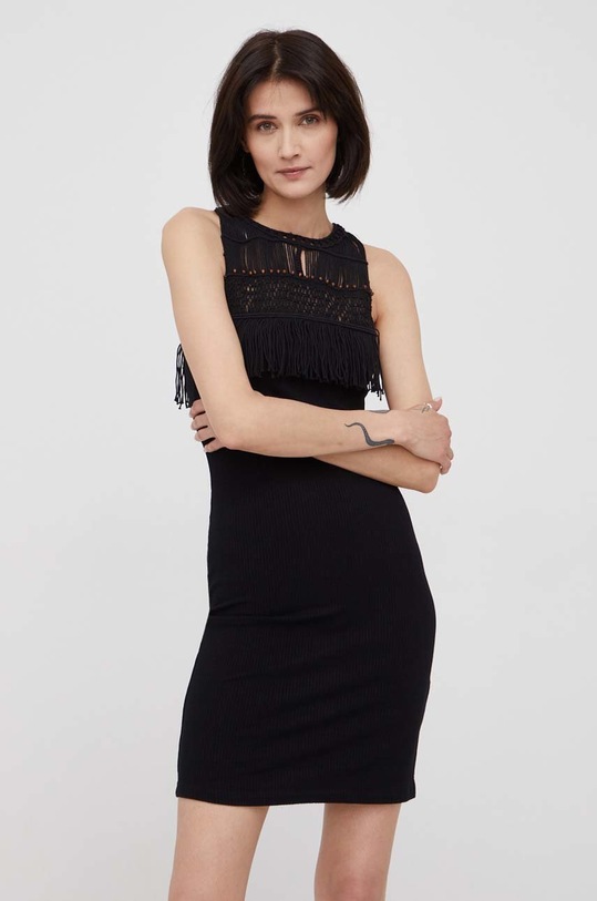 Desigual sukienka 22SWVK32 22SWVK32 czarny SS22