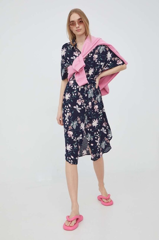 Платье Vero Moda узор тёмно-синий 10260713.NavyBlazer