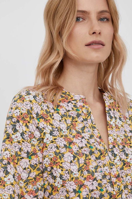 Vero Moda sukienka bawełniana żółty 10260734.AmberYello