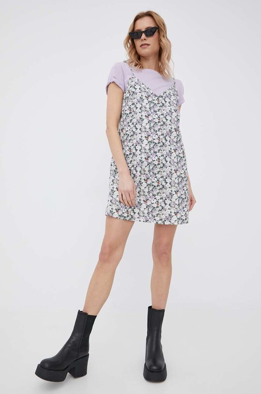 Хлопковое платье Vero Moda узор зелёный 10260756.DesertSage