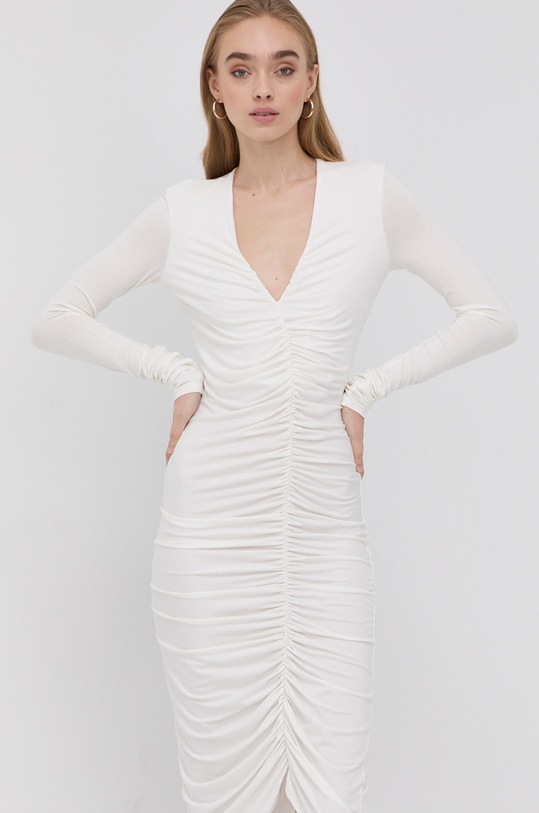 Šaty Patrizia Pepe 8A0953.J013 bílá SS22