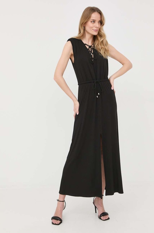 Haljina Patrizia Pepe Planet friendly crna 2A2417.J013