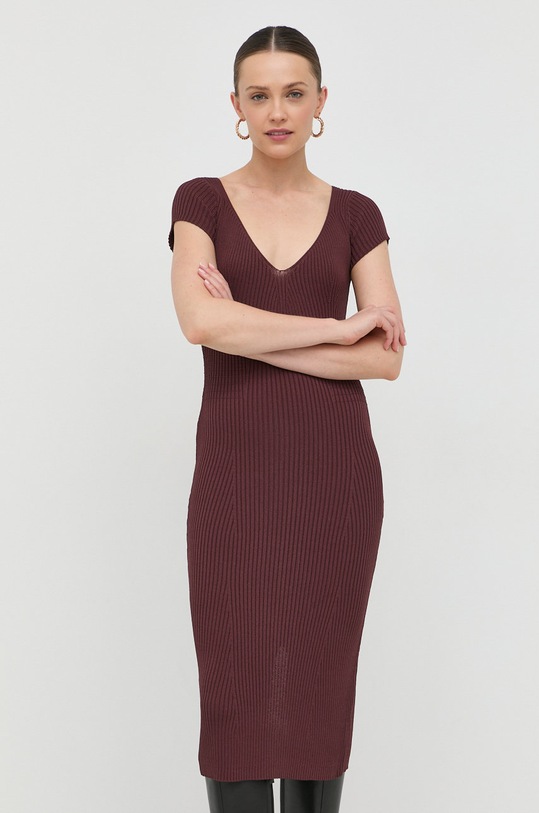 Guess sukienka casual brązowy W2RK46.Z2UK0