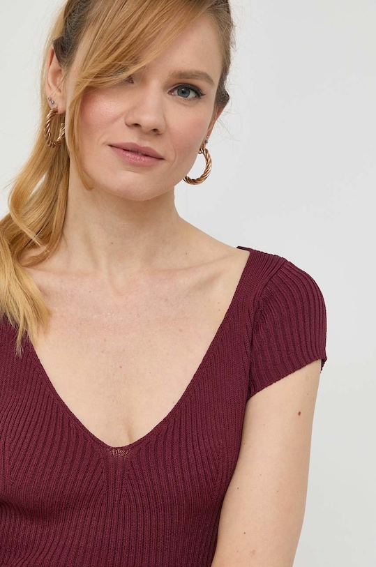 Φόρεμα Guess μπορντό W2RK46.Z2UK0