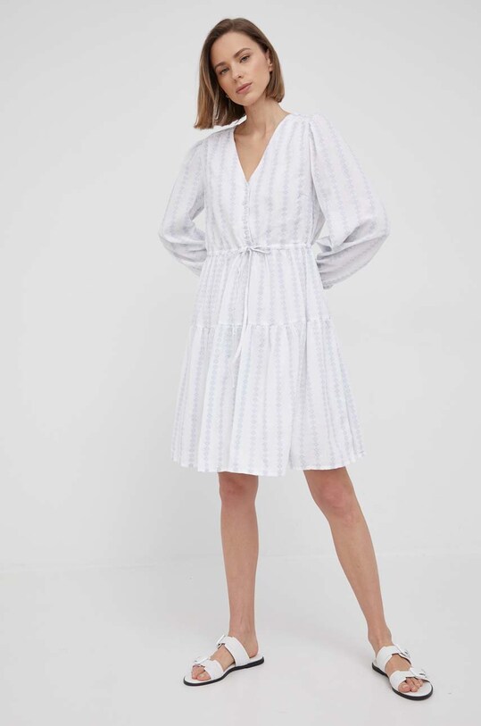 Y.A.S rochie din bumbac 26026359.StarWhite alb SS22