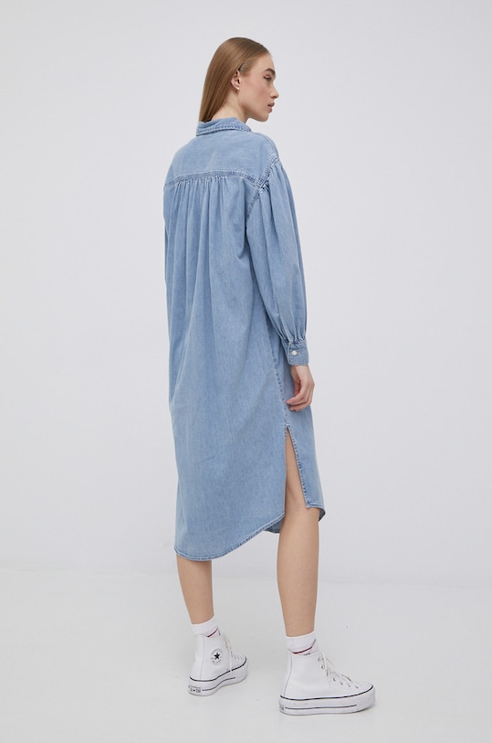 Odzież Levi's sukienka bawełniana A1902.0000 niebieski