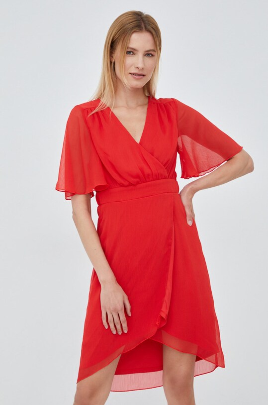 Vila rochie mini rosu 14077577.MarsRed