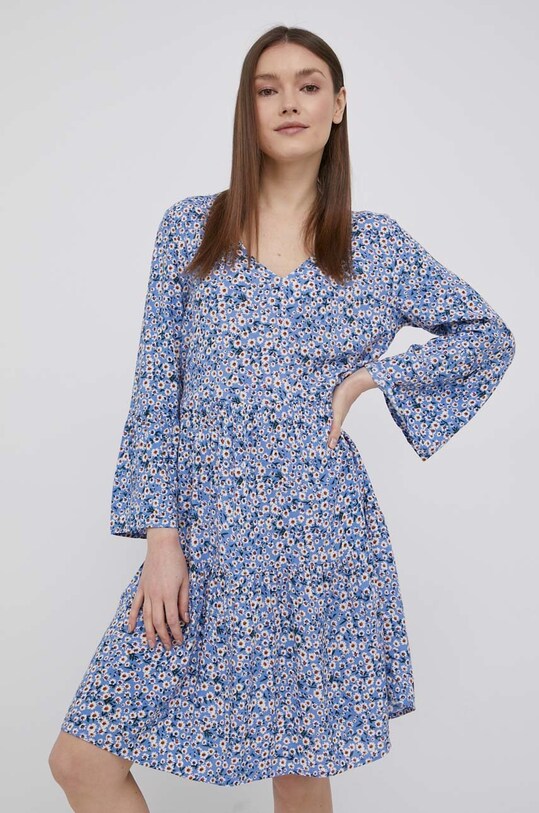 JDY sukienka casual niebieski 15226070.BlueBonnet