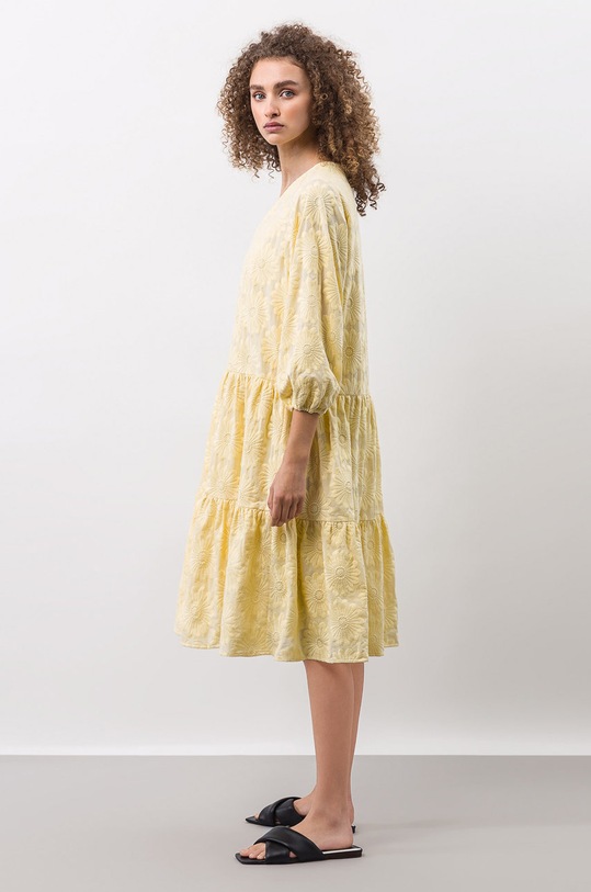 Îmbrăcăminte Ivy & Oak rochie din bumbac IO1122S7455 bej