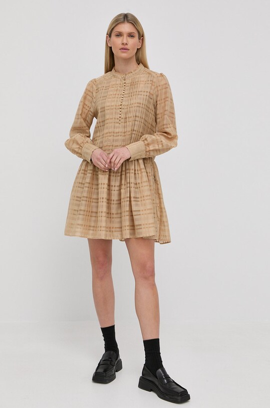 Šaty Herskind 4370779 béžová SS22