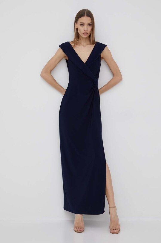 Lauren Ralph Lauren rochie maxi bleumarin 253863940002