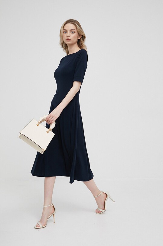 Платье Lauren Ralph Lauren casual тёмно-синий 250863913002