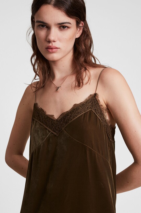 AllSaints Sukienka SIGRIDVELVETDRESS WD088V