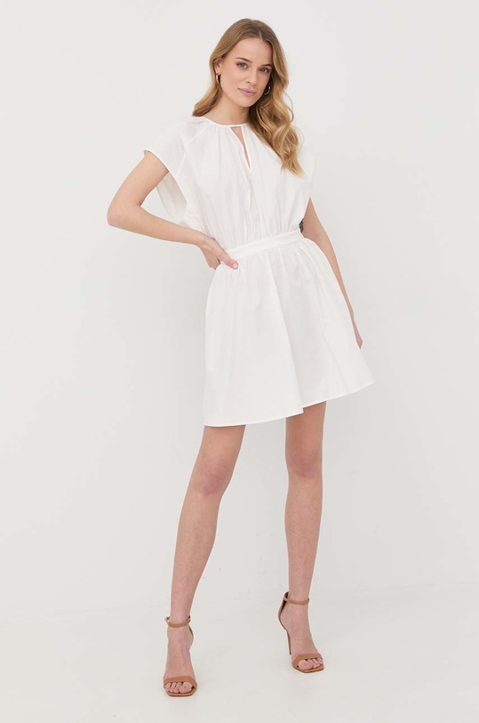 Bavlněné šaty Twinset 221TT2080 bílá SS22