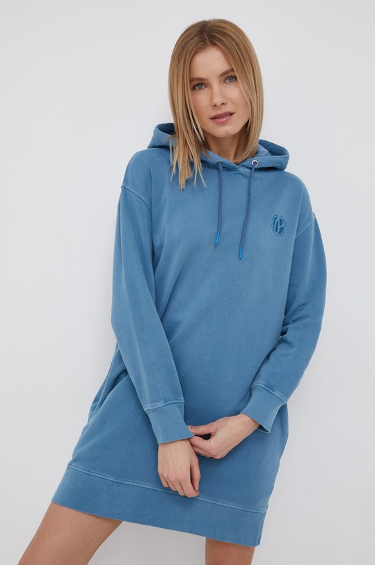 Bavlnené šaty Pepe Jeans Dana bavlna fialová PL953003.568