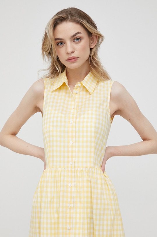 Bavlnené šaty Pennyblack 32210622 žltá SS22