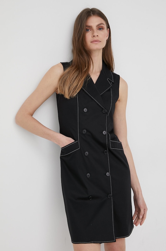Pennyblack sukienka z elastanem czarny 22210422