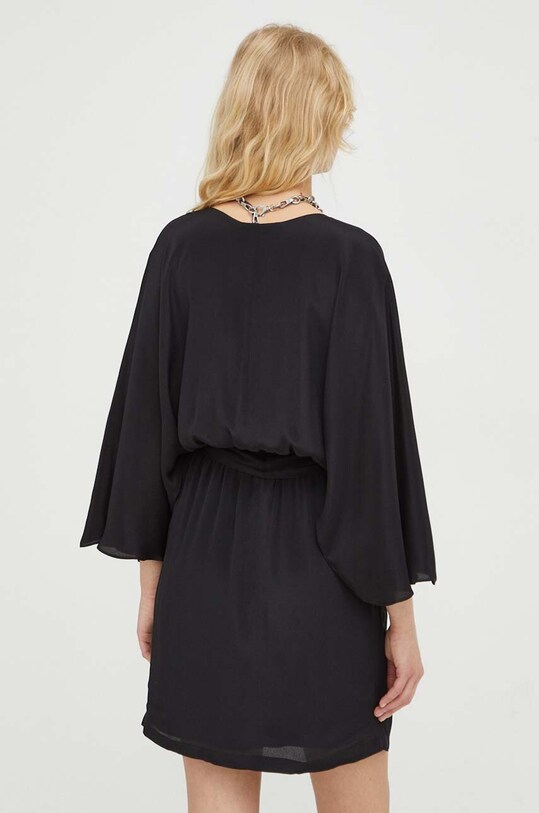 Odzież The Kooples sukienka FROB24237K czarny