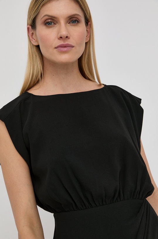 Šaty The Kooples čierna FROB24074K