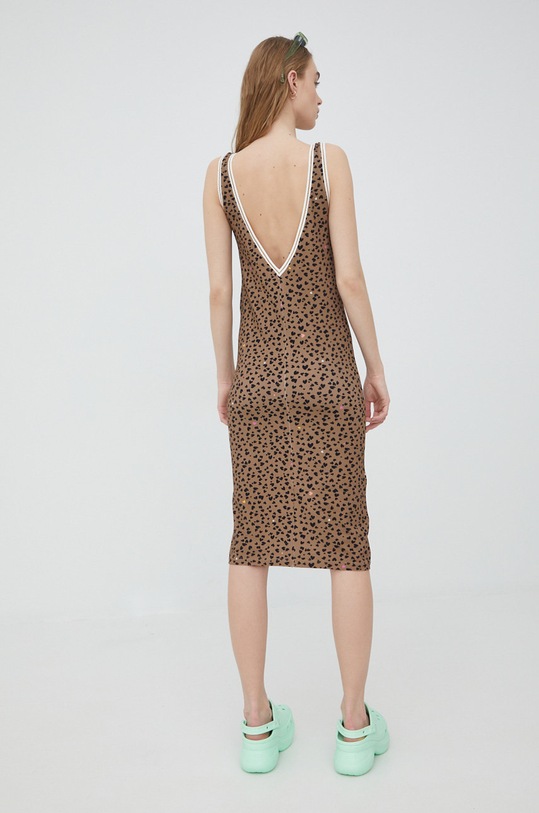 Odzież Femi Stories sukienka MARI.BRWN/LEO brązowy