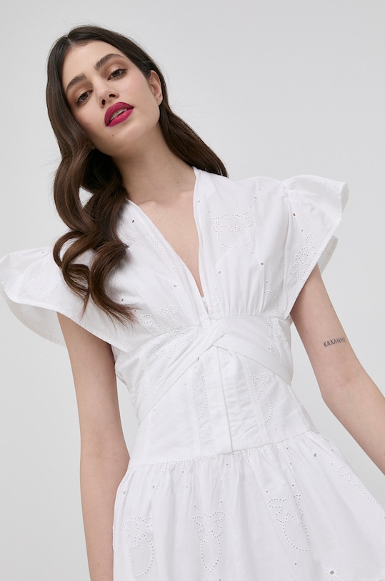 Pinko pamut ruha fehér 1G1768.Y7V1