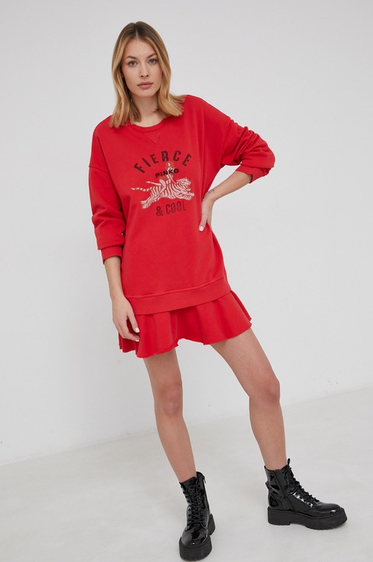 Šaty Pinko 1G17MA.Y85X červená SS22