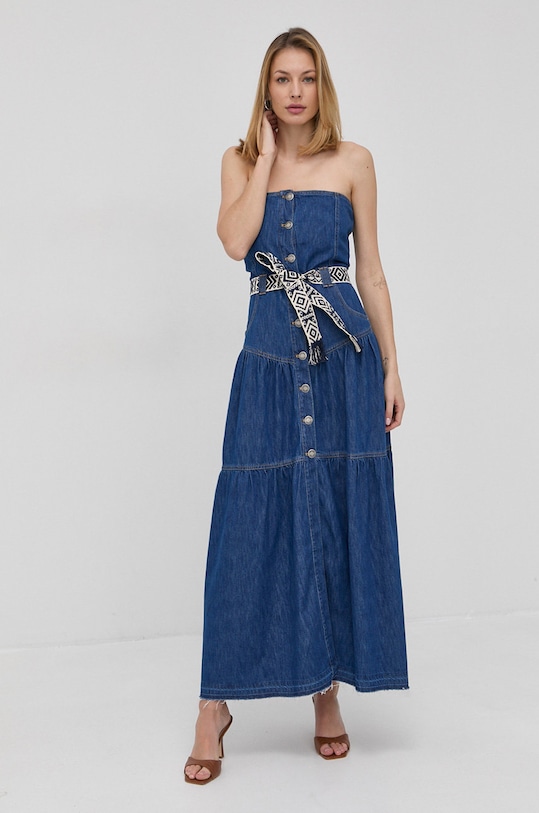 Pinko farmerruha 1J10U0.Y648 sötétkék SS22