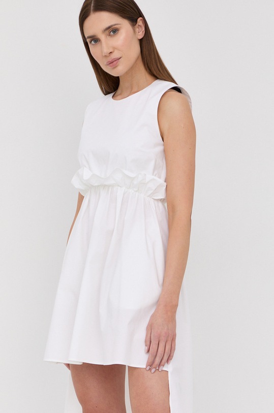 Red Valentino sukienka biały XR0VAEL00VU