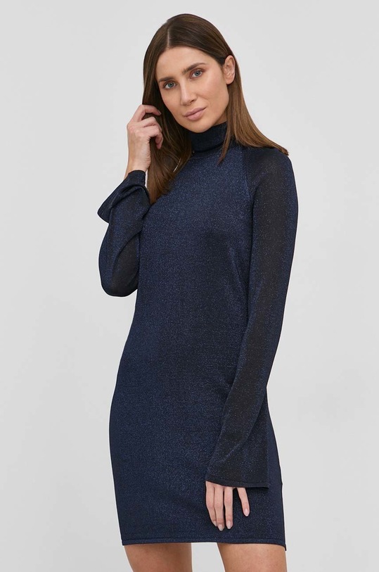 Šaty Victoria Beckham mini námořnická modř 1122KDR003296A