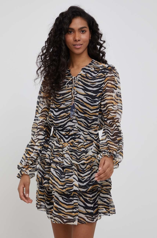 Pepe Jeans rochie mini multicolor PL953016.0AA