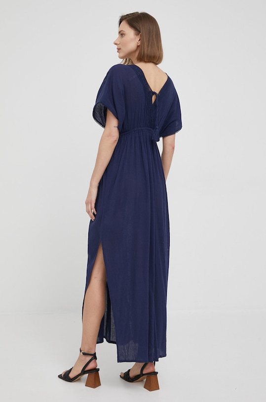 Odzież Pepe Jeans sukienka bawełniana KAIA PL953049.583 granatowy