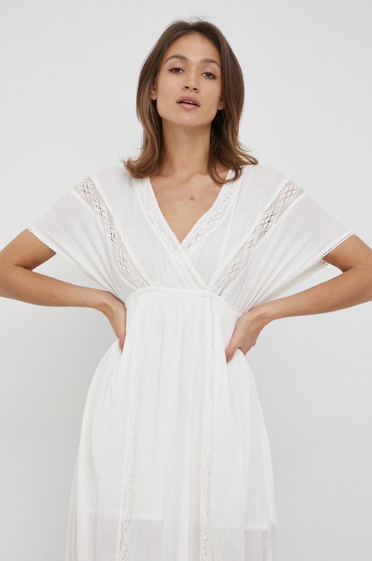 Pepe Jeans sukienka bawełniana KAIA PL953049.803 biały SS22