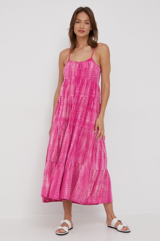 Pepe Jeans rochie din bumbac Pearl PL953059.422 violet SS22