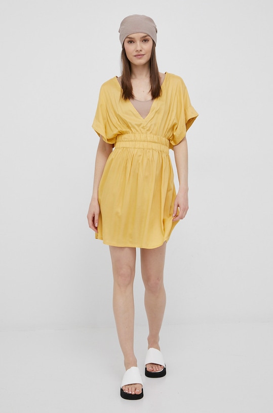 Šaty Roxy ERJX603293 žlutá SS22