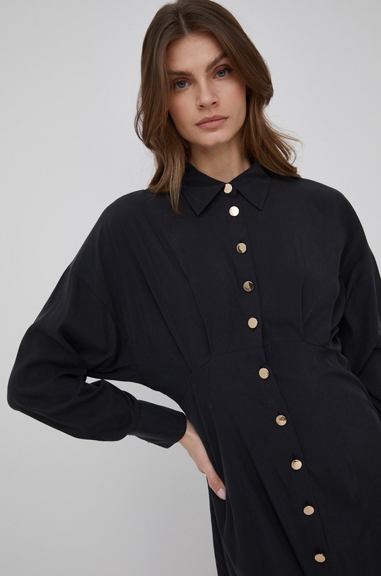 Sisley sukienka czarny 48T8LV00M.100