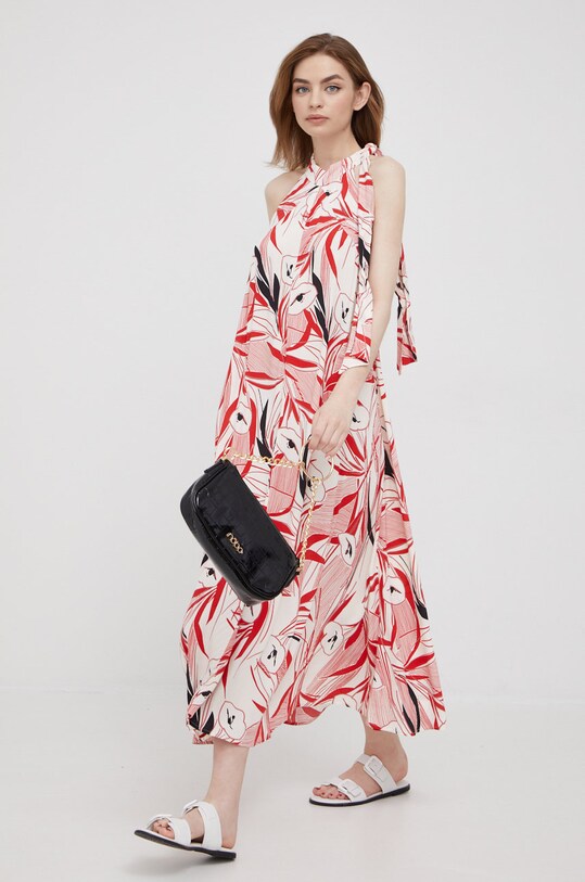 Sisley sukienka 4PYXLV01G.78H czerwony SS22