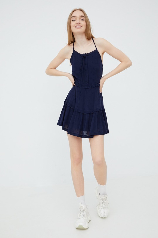 Šaty Superdry W8011045A.09S tmavomodrá SS22