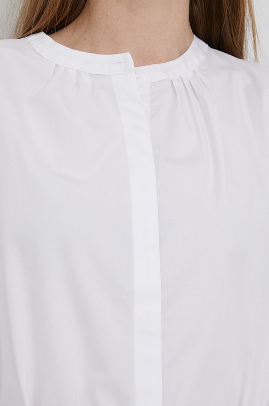 Pamučna haljina Dkny P2AB0M97 bijela