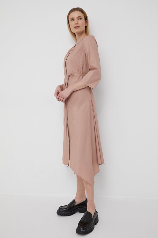 Одежда Хлопковое платье Dkny P2CB0M97 розовый