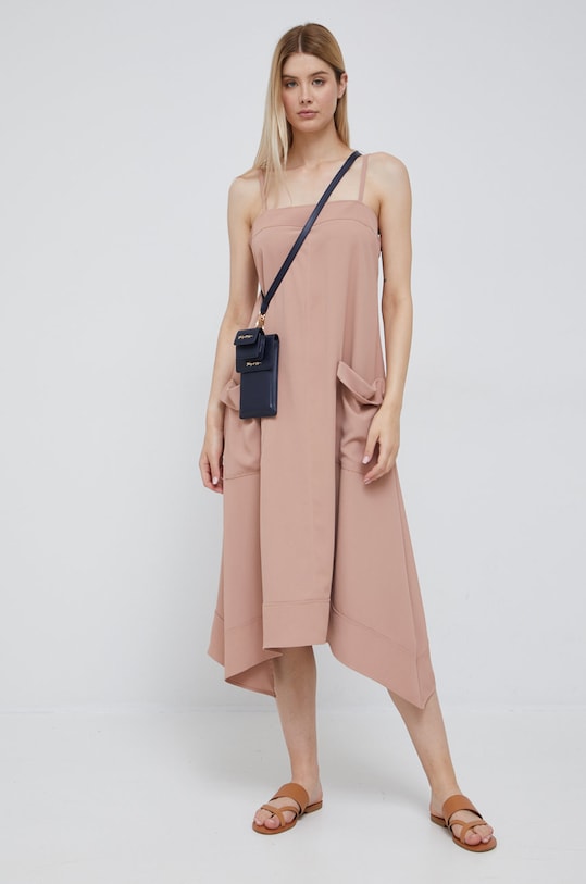 Dkny sukienka P2CB6MA3 P2CB6MA3 beżowy SS22