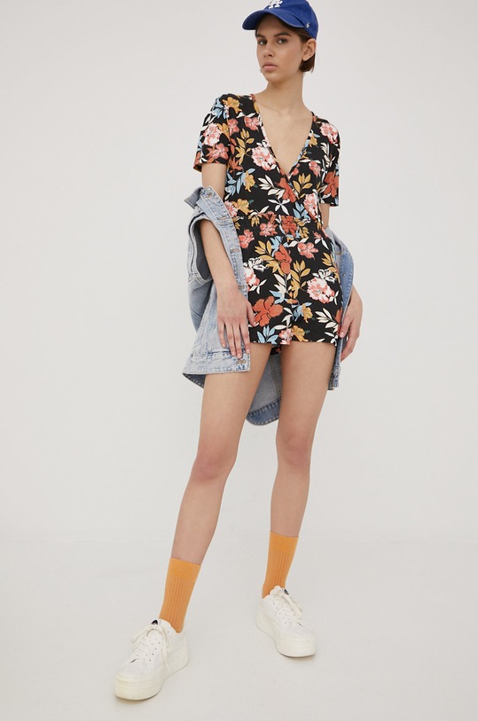 Roxy kombinezon wzorzyste czarny ERJKD03388